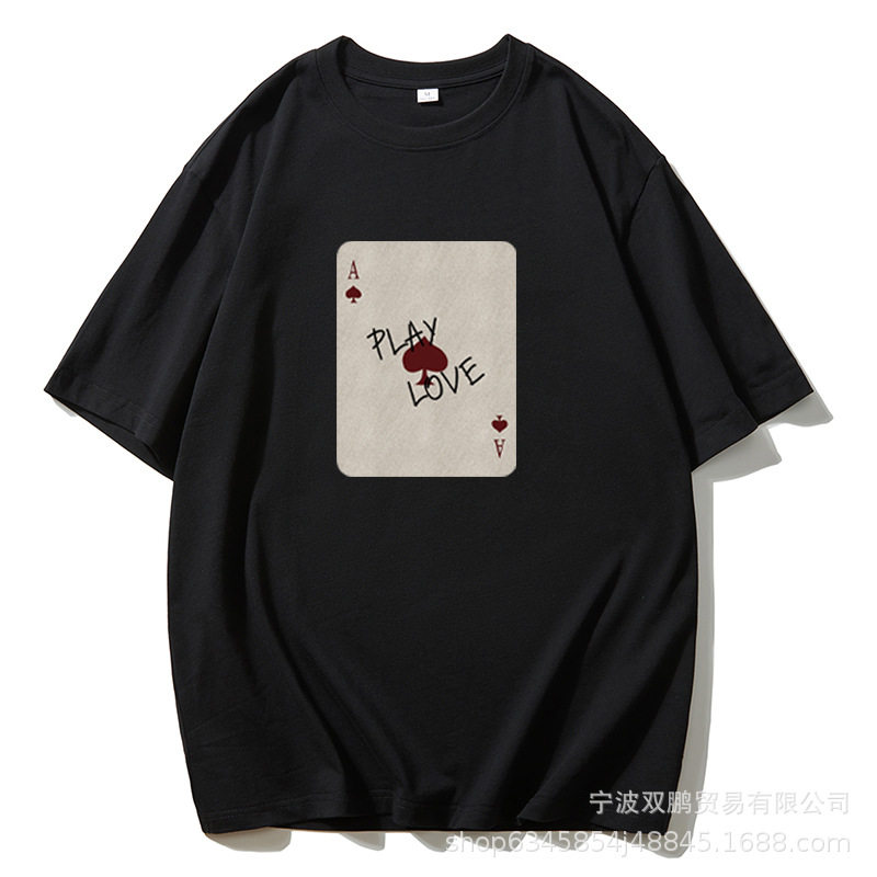 Cotton Short Sleeve T Shirt Loose Fit Round Neck Soft Fabric Unique Print Casual Wear for Women OEM Available