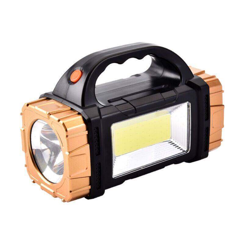 New Multifunctional Portable Lamp, Bright Flashlight, Led Lighting, Outdoor Solar Charging Portable Searchlight