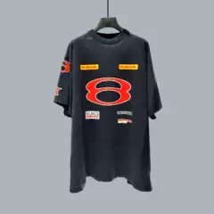 [Ready Stock and Shipped in Seconds] Correct High Version Paris B Family 25Ss New Series Collection Loose Men's and Women's Same Style T-Shirts