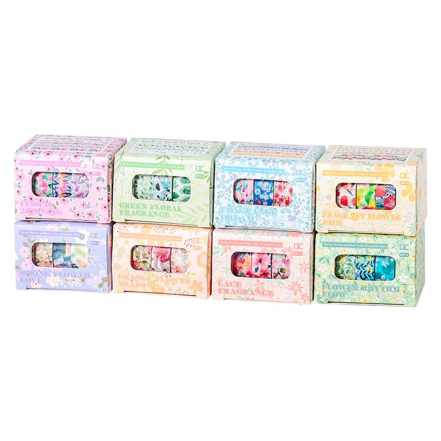 Yuezhen Chunxin Huayu Hand Account Tape and Paper Tape Cross-border Sticker Tape Landscape Tape Hand Account Tape