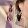 Серебряная игла S925, ароматный жемчуг, асимметричная мода, серьги в естественном стиле, женская индивидуальность, темперамент, дикие простые серьги для любви mini 103