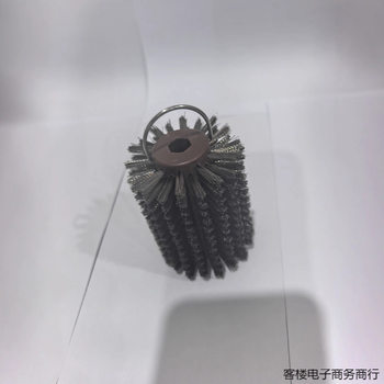 New Stainless Steel Roller Barbecue Brush Rechargeable with Light and Brushless Hair Removal Special Food Grade Cleaning Brown Model