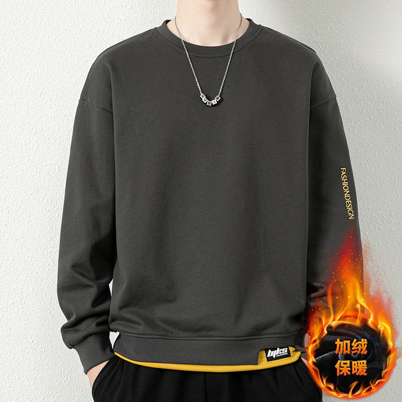 Áo Thun Nam Big Size Ngoại Cỡ Dài Tay Hàng Mùa Xuân Thu Đông Phong Cách Trẻ Trung