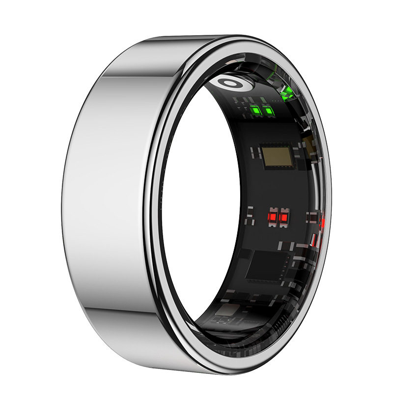 Cross-border R11C smart ring with display heart rate blood oxygen sleep monitoring step gesture control movement ring