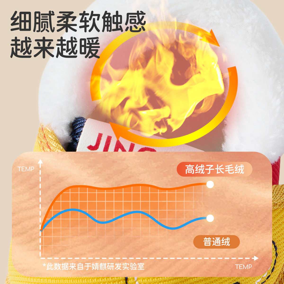 Jingqi Baby Toddler Shoes Autumn and Winter Infant Shoes Thickeneded and Velvet Warm First Stage Soft-Soled Cotton Shoes for Boys and Girls