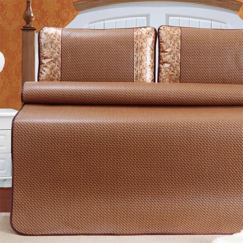 Summer Mat Pillowcase Summer Cooling Pillow Mat Rattan Mat Pillow Cover 48*74 Ice Silk Mat Pillowcase Amazon Wholesale