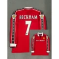 Long sleeves; 98/99 man l home no. 7 beckham + armband