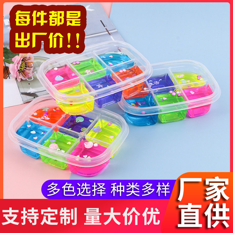 ผู้ผลิตหกประตูคริสตัลโคลนโฟมกาวทำด้วยมือ DIY วัสดุลดความเครี...
