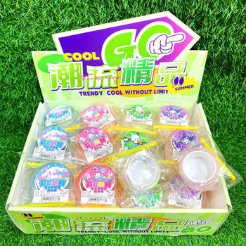 Luminous Sanrio Bubble Blowing Nano Glue Transparent Glue DIY Children's Nostalgic Memory Toy Nano Glue Wholesale