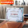 Glass Photo Frame A4 A5 Certificate Frame Graduation Display Wall Hanging Manufacturer Direct Sale Frame for Certificates Modern Minimalist