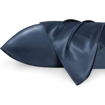 American imitation silk pillowcase Amazon pillowcase foreign trade imitation silk satin pillowcase solid color cross-border