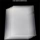 30 Pack A4 Thickened Single Folder L-shaped Folder Transparent Two-page File Set Thickened Single-page File Bag