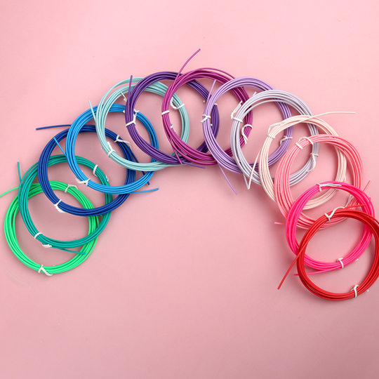 Multicolor 3d printing pen consumables low temperature PCL wire 1.75mm stereo painting pen material 3 M 5m Wholesale