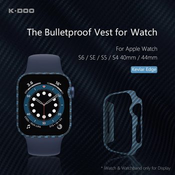 K-DOO Kevlar carbon fiber watch case for Watch6/4/SE5 Apple Watch case