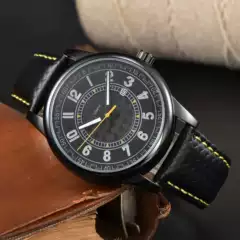 New Baida Men's Series Quartz Calendar Three-Hand Round Fashion Casual Pin Buckle Watch Supply