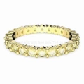 Single row diamond gold yellow diamond ring size 6