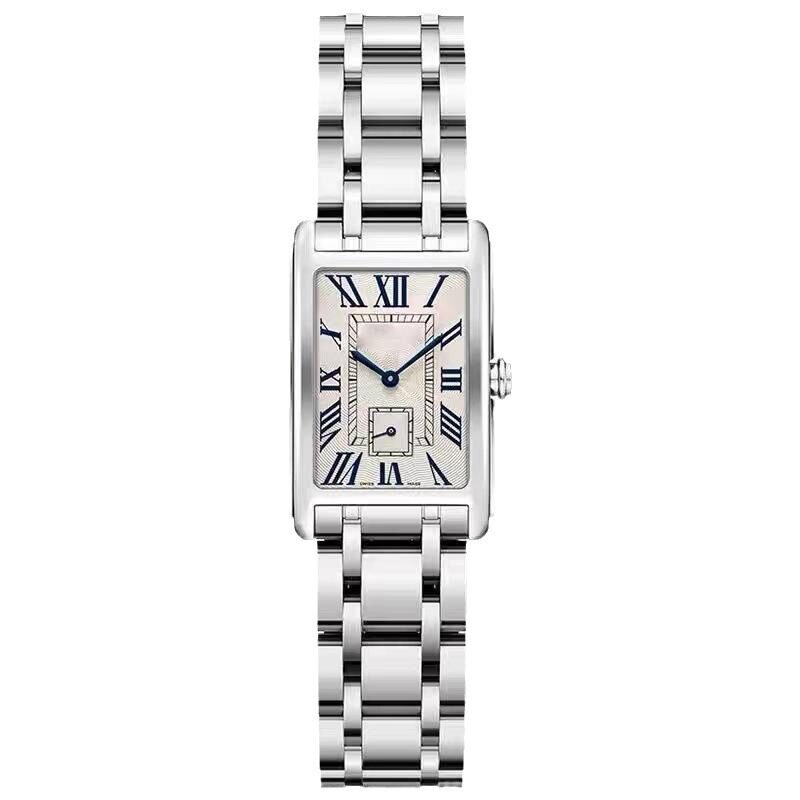 High-end Langjia Women's Watch Wiener Fashion Square Quartz Watch Women's Chattering Explosions High-end Women's Watch D-hair