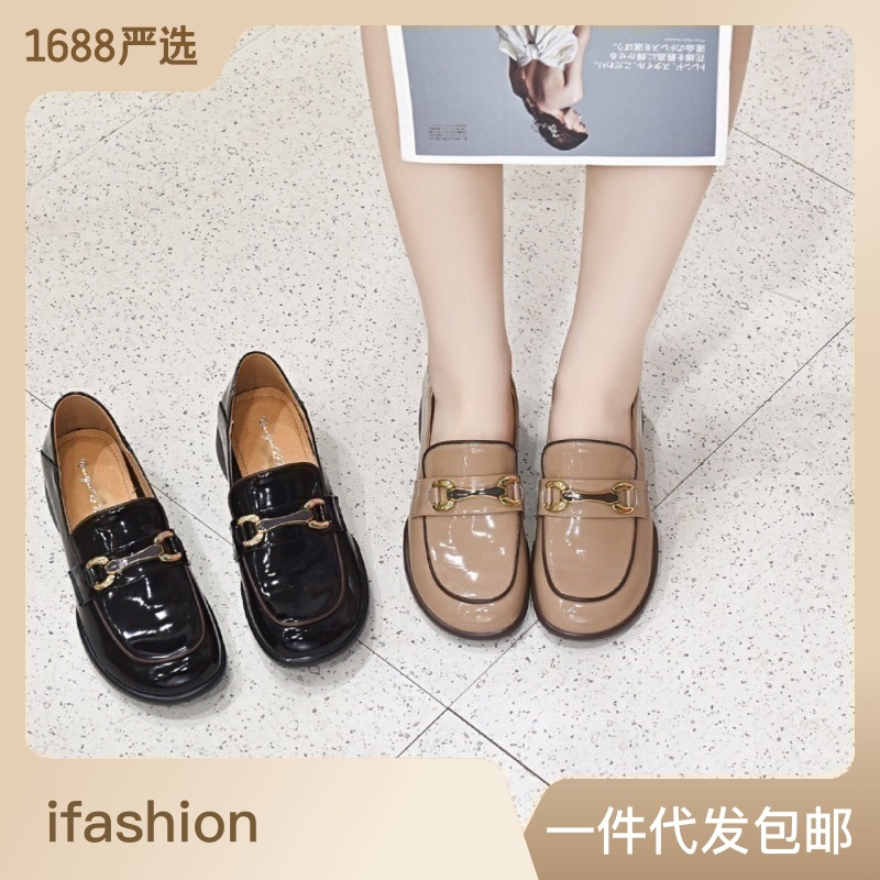 (Mới) Mã K1672 Giá 1350K: Giày Da Nữ Toopng Hàng Mùa Xuân Thu Đông Phục Cổ Cổ Điển Đế Cao Giày Dép Nữ Chất Liệu Da Bò G04 Sản Phẩm Mới, (Miễn Phí Vận Chuyển Toàn Quốc).