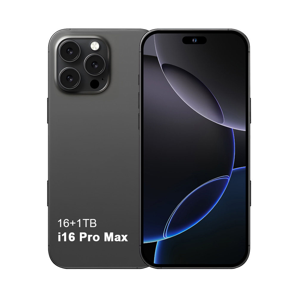 新款跨境手机 I16ProMax 6.73寸智能4+64G安卓10外贸4G全网通1:1