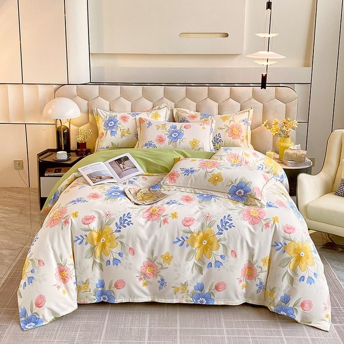 Show off Mercury home textile thick cotton sanding four-piece set autumn and winter bedding cotton piece set wholesale group purchase