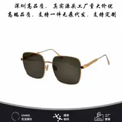 New European and American Style Ins-Inspired Unisex Personality Metal Round Frame Sunglasses Trendy Metal Sunglasses for Men S1U
