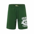 Dark Green Casual Shorts
