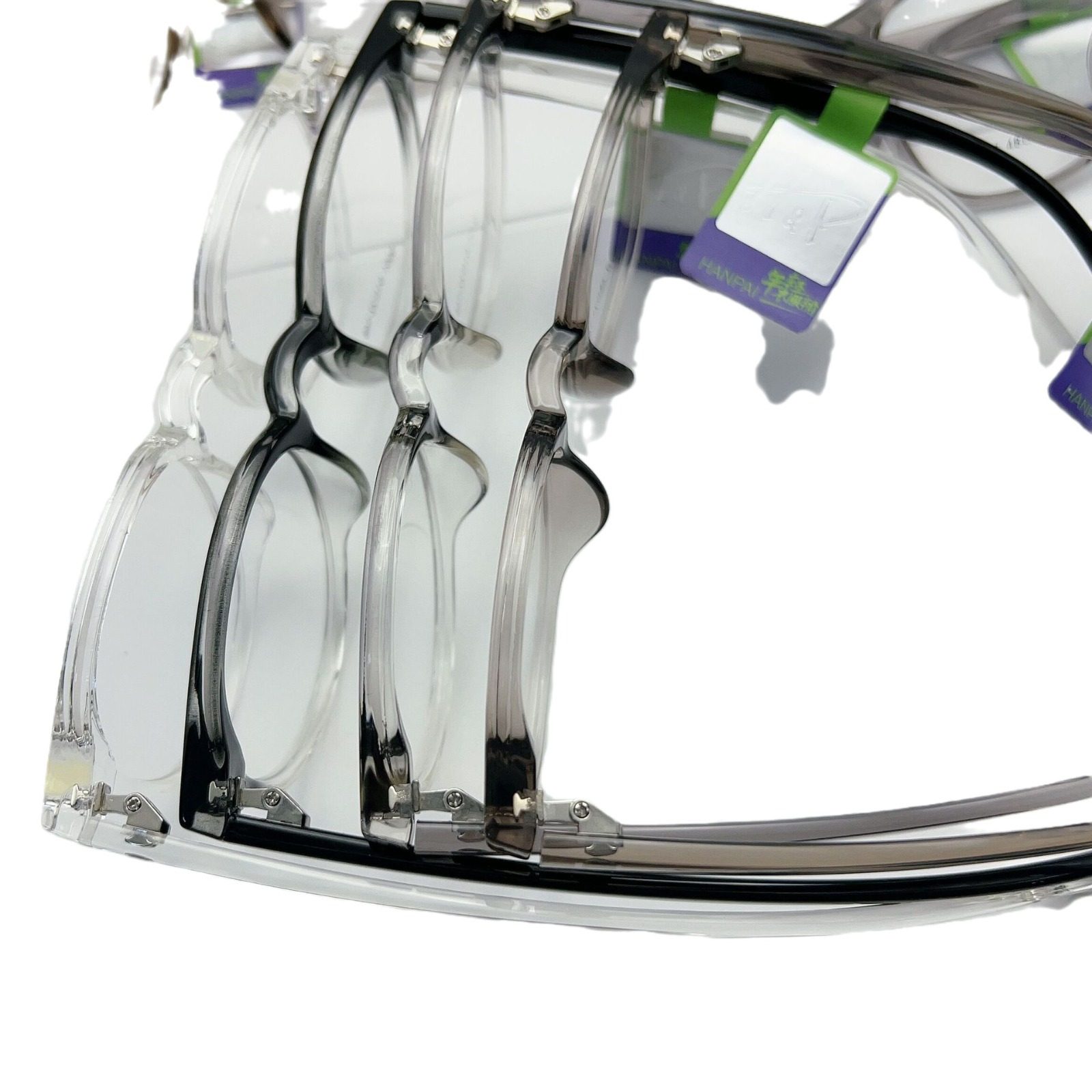 Korean Style Internet Celebrity High-End Large-Frame Frame Gradient Color Large-Frame Plain Transparent Color Versatile Frame Myopia Glasses Frame