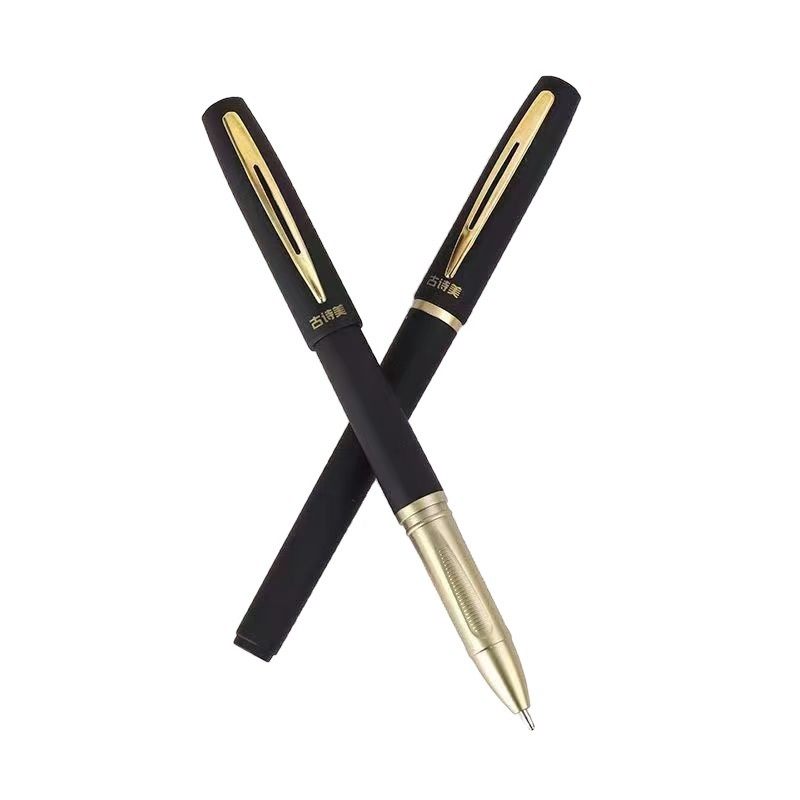 Business Signature Signature Gel Pen Black High-End Big Mac Large Capacity Thick Stroke Office Writing and Learning