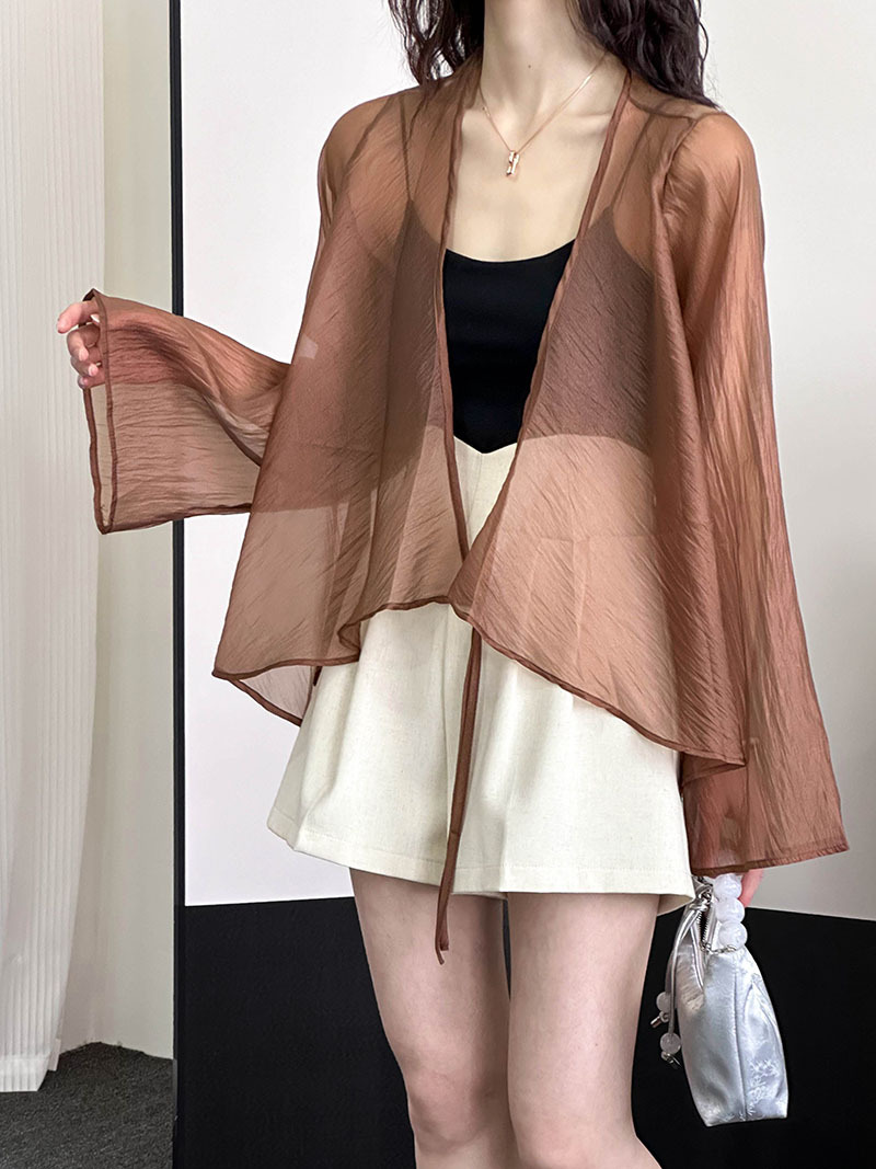 (Mới) Mã L0816 Giá 540K: Áo Sơ Mi Nữ Hatdlu Dài Tay Hàng Mùa Hè Phục Cổ Cổ Điển Thời Trang Nữ Chất Liệu G01 Sản Phẩm Mới, (Miễn Phí Vận Chuyển Toàn Quốc).