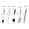 16-inch thickened 430 stainless steel outdoor household BBQ Oil Brush Fork shovel food clip barbecue tool suit