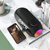 New S18 Bluetooth speaker RGB alarm clock speaker heavy subwoofer portable mini clock home desktop audio