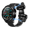 F6TWS Headset 2-in -1 Game Headset Sound Quality 180 Degree Dial Rotating Heart Rate Monitoring Sports Watch