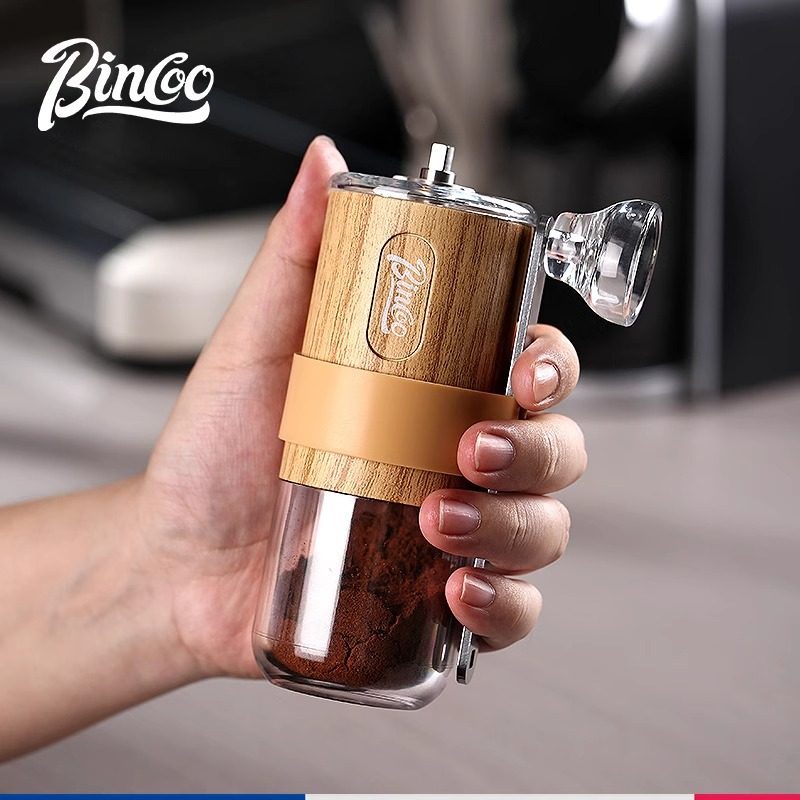 Bincoo Hand Grinder Coffee Bean Grinder Manual Coffee Machine Small Household Portable Mill suit