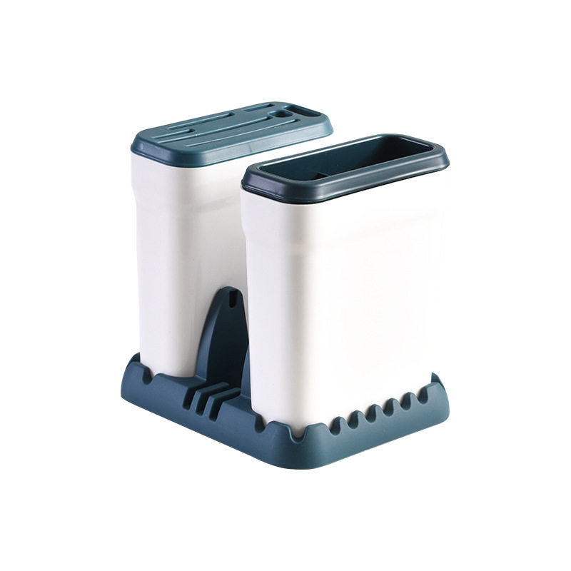 Kitchen Storage Rack Wall-mounted Punch-free Knife Holder Chopsticks Cage Chopping Board Pot Cover Integrated Storage Rack Knife Rack