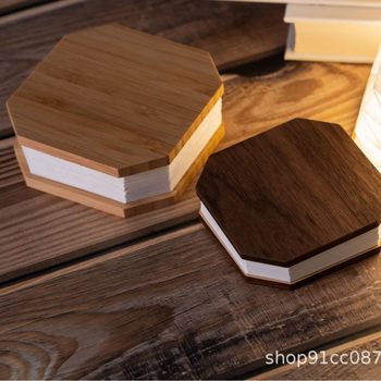 Organ Lamp Led Rechargeable Wooden Night Light Can Be Hung Foldableing Flip Decorative Lamp Birthday Gift Personalized Projection