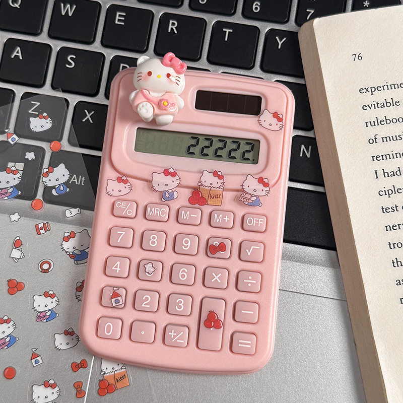 计算器创意可爱卡通学生办公文化用品高颜值迷你便携计算机批发
