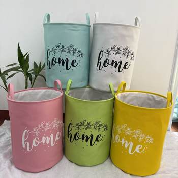 Cross-Border Foldable Laundry Basket Handbag Dirty Clothes Basket Clothing Storage Bucket Toy Organization Thickened Bathroom Bedroom Use