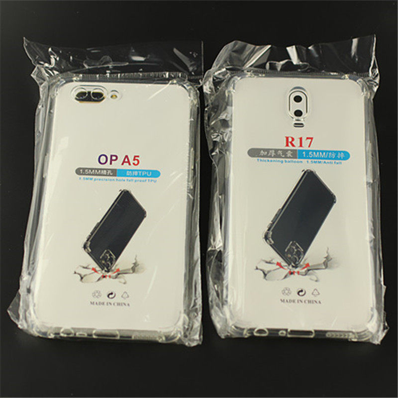 Suitable for Apple 17 16 15 Iphone14 Pro Max Thickeneded Anti-Fall Mobile Phone Protective Cover Soft Shell Transparent