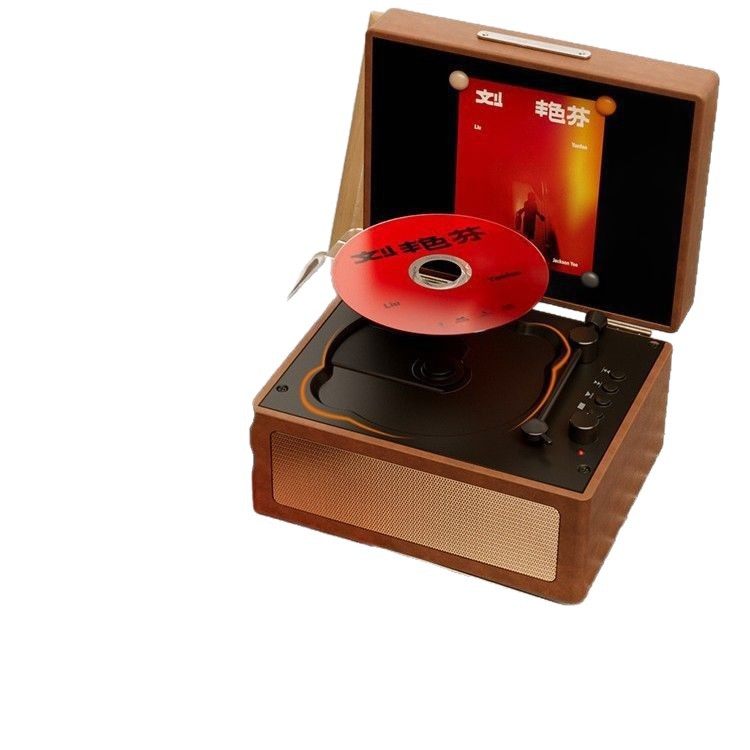 Retro Cd Player Music Album Bluetooth Speaker Player Audio Disc Disc Portable Birthday Gift Other None