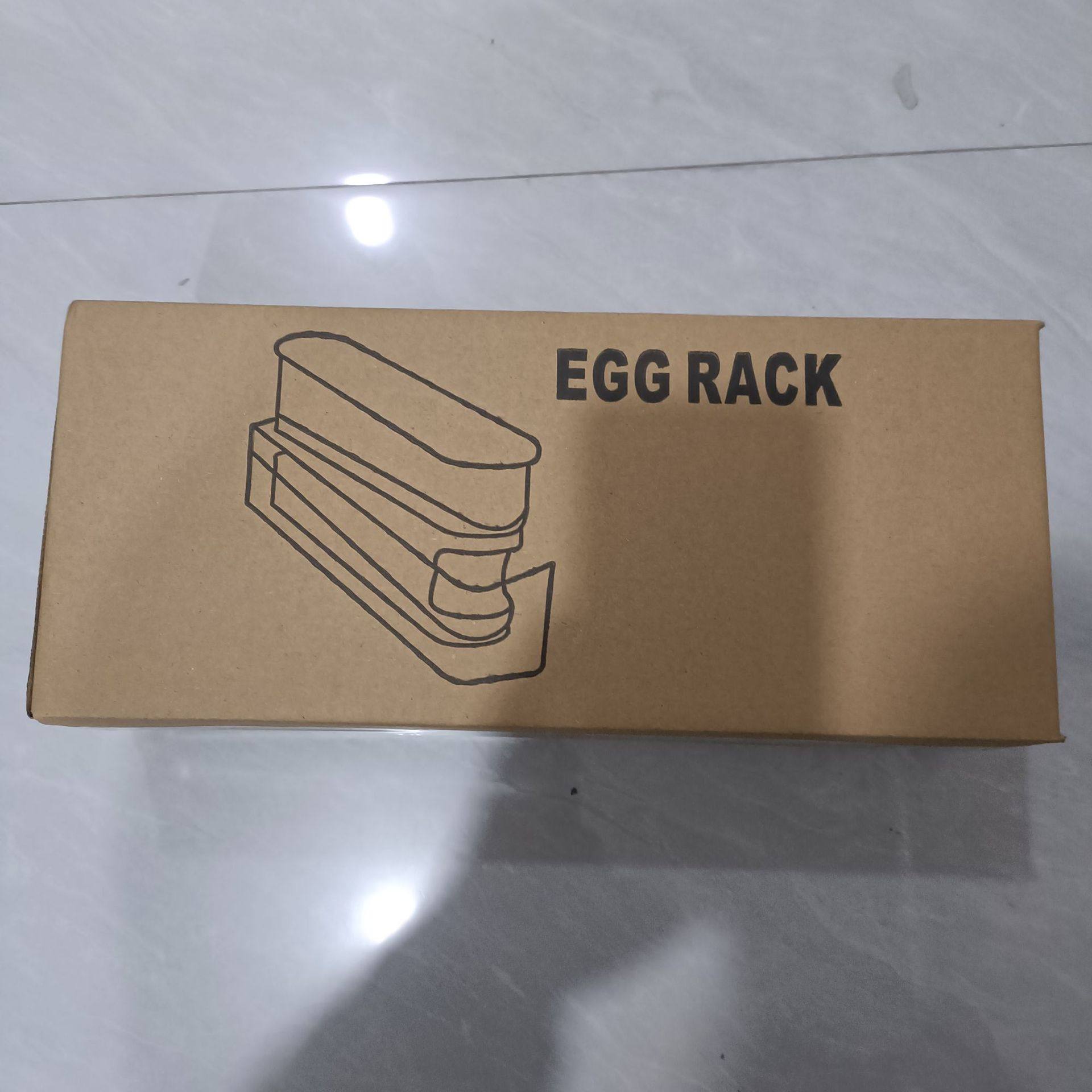 Cross-Border Dropshipping Rolling Egg Storage Box Refrigerator Side Door Storage Rack Kitchen Crisper Egg Box Egg Rack