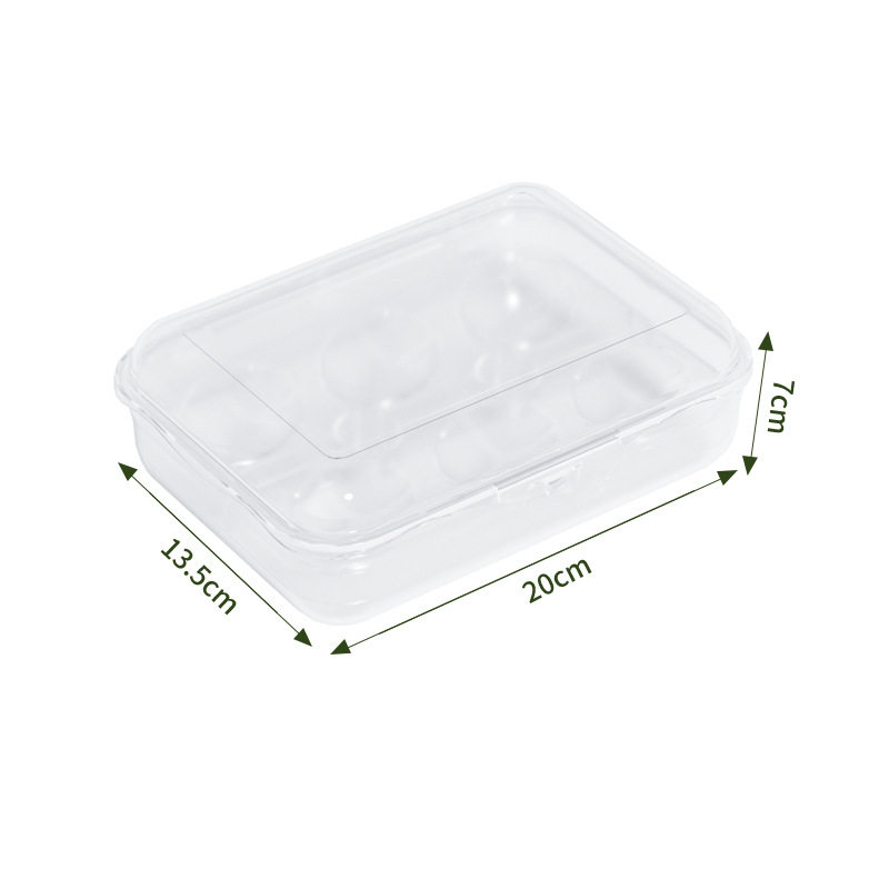 Outdoor shockproof egg box storage box portable camping shatter-resistant egg tray household plastic protective box travel drop-resistant