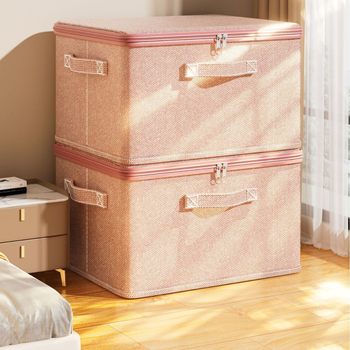 Home Explosions Thickened Cationic Folding Storage Box Drawer Wardrobe Clothes Toy Storage Box