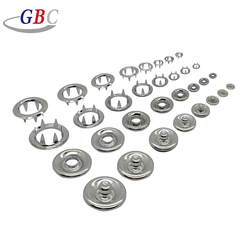 Manufacturer's Ready-Made Direct Batch Stainless Steel Five-Prong Buckle Baby Clothing Hollow Five-Prong Buckle Complete Specifications Five-Claw Buckle
