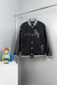 9 Black (Leather Splicing Embroidery)