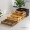 Wooden Box Wooden Frame Box Solid Wood Storage Box Supermarket Display Fruit Basket Old Wood Storage Box Retro Wooden Box