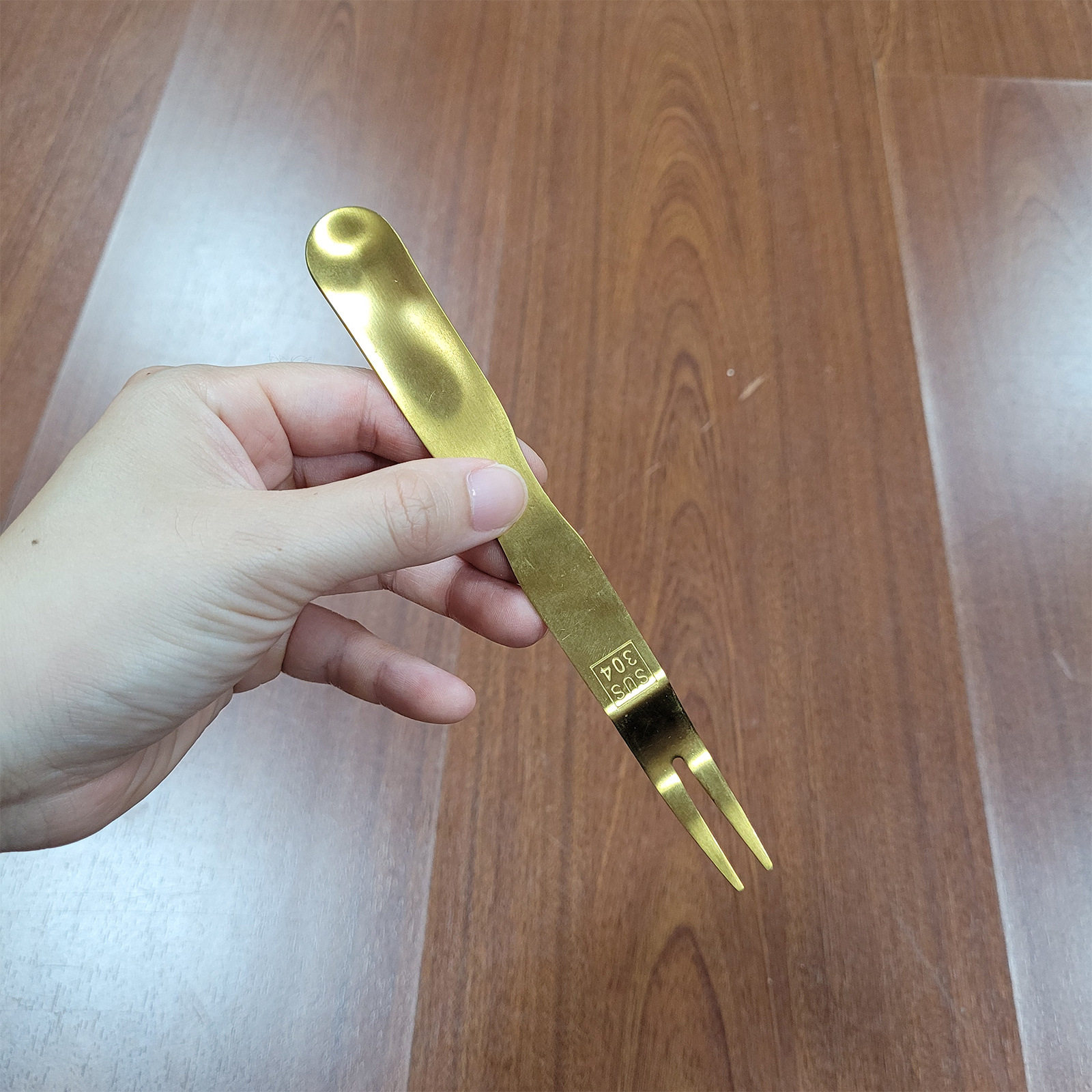 Stainless Steel 304 Dumpling Spoon and Fork Dumpling Making Tool Convenient Spoon and Fork Multi-Purpose Fruit Spoon and Fork Manufacturer Wholesale