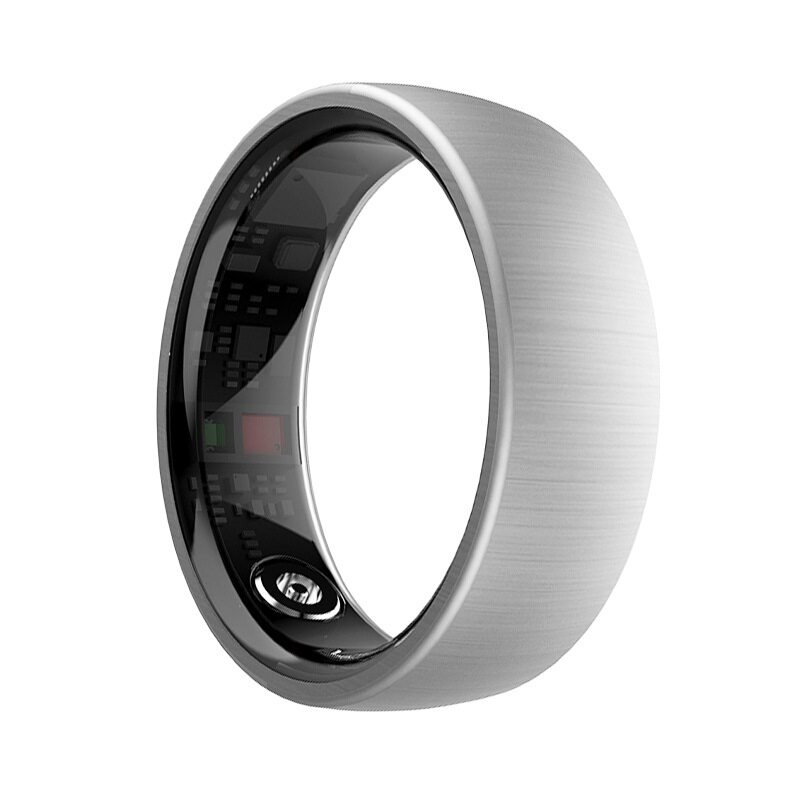 New Titanium Alloy Smart Ring Waterproof Blood Pressure Blood Oxygen Sleep Heart Rate Monitor Photo Men Women Bluetooth Ring