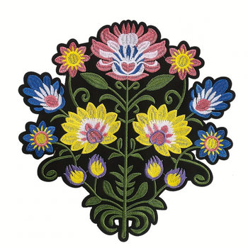 2026 Cross-Border New European and American Embroidery Applique Stickers 1 Iron-On Flower Cross-Border Dropshipping
