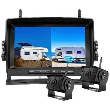Universal car 7-inch digital wireless monitoring display HD 1080P RV bus drag camera rear view