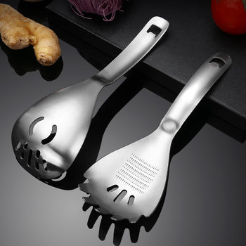 Stainless Steel Colander Five-In-One Multi-Purpose Spoon Egg White Separator Tool Bottle Opener Noodle Grinder Potato Press